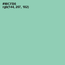 #90CFB6 - Shadow Green Color Image