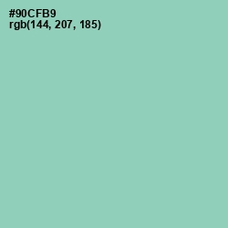 #90CFB9 - Shadow Green Color Image
