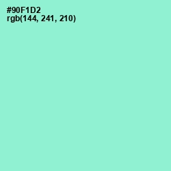 #90F1D2 - Riptide Color Image