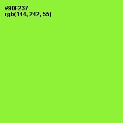 #90F237 - Green Yellow Color Image