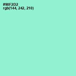 #90F2D2 - Riptide Color Image