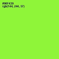 #90F439 - Green Yellow Color Image