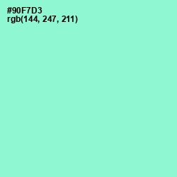 #90F7D3 - Riptide Color Image