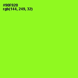 #90F920 - Green Yellow Color Image