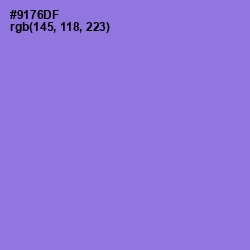 #9176DF - Medium Purple Color Image