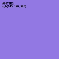 #9178E2 - Medium Purple Color Image