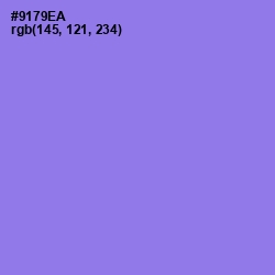 #9179EA - Medium Purple Color Image