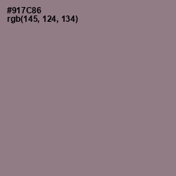 #917C86 - Mountbatten Pink Color Image