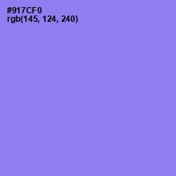 #917CF0 - Medium Purple Color Image