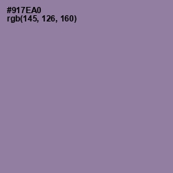 #917EA0 - Lavender Purple Color Image