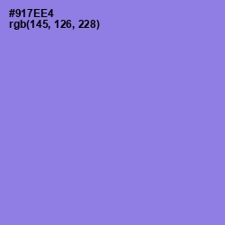 #917EE4 - Medium Purple Color Image