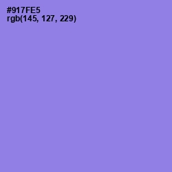 #917FE5 - Medium Purple Color Image