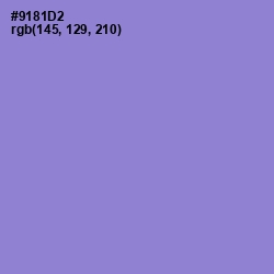 #9181D2 - Chetwode Blue Color Image