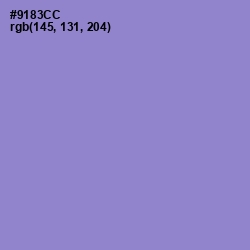 #9183CC - Chetwode Blue Color Image