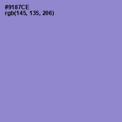 #9187CE - Chetwode Blue Color Image