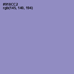 #918CC2 - Blue Bell Color Image