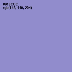 #918CCC - Blue Bell Color Image