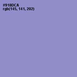 #918DCA - Blue Bell Color Image