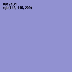 #9191D1 - Blue Bell Color Image