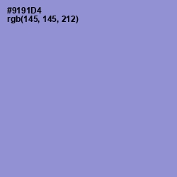 #9191D4 - Blue Bell Color Image