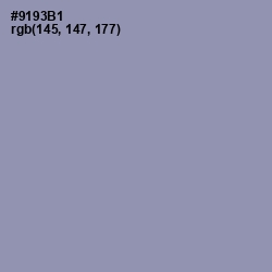 #9193B1 - Manatee Color Image