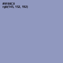 #9198C0 - Blue Bell Color Image