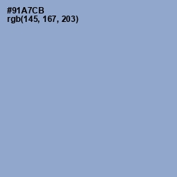 #91A7CB - Polo Blue Color Image
