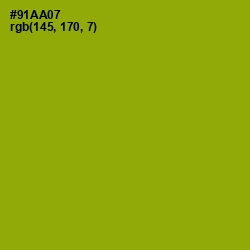 #91AA07 - Citron Color Image