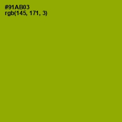 #91AB03 - Citron Color Image