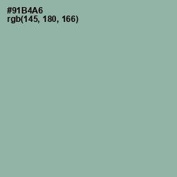 #91B4A6 - Summer Green Color Image