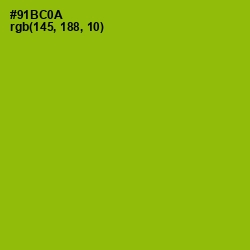 #91BC0A - Citron Color Image