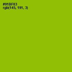 #91BF03 - Citron Color Image