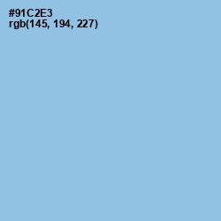 #91C2E3 - Cornflower Color Image