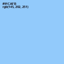 #91CAFB - Cornflower Color Image