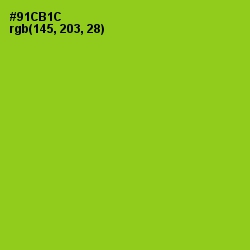 #91CB1C - Pistachio Color Image