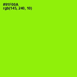 #91F00A - Inch Worm Color Image