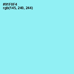 #91F0F4 - Anakiwa Color Image