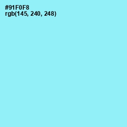 #91F0F8 - Anakiwa Color Image