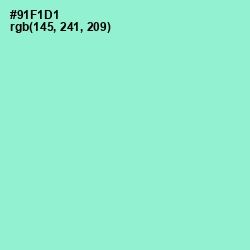 #91F1D1 - Riptide Color Image