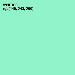 #91F3C8 - Riptide Color Image