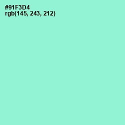 #91F3D4 - Riptide Color Image