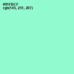 #91FBCF - Riptide Color Image