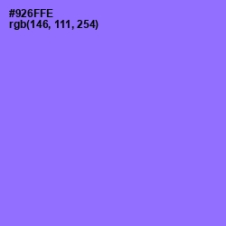 #926FFE - Medium Purple Color Image