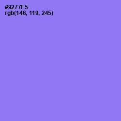 #9277F5 - Medium Purple Color Image