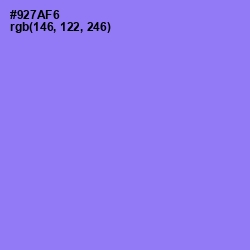 #927AF6 - Medium Purple Color Image