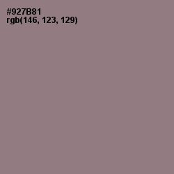 #927B81 - Mountbatten Pink Color Image