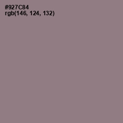 #927C84 - Mountbatten Pink Color Image