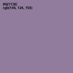 #927C9E - Mountbatten Pink Color Image