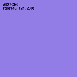 #927CE6 - Medium Purple Color Image