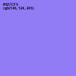 #927CF5 - Medium Purple Color Image